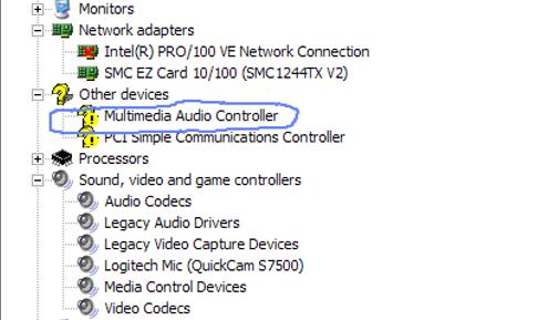 Multimedia Audio Controller Driver Download